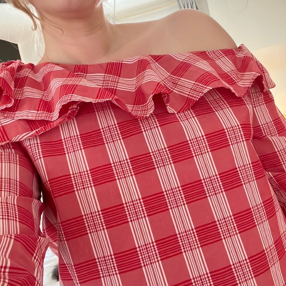 Gap - open shoulder blouse - Picture 2 of 2